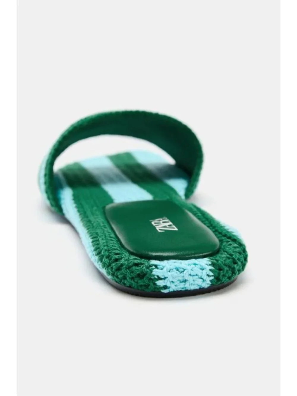 ZARA CROCHET FLAT SANDALS - Picture 7 of 7